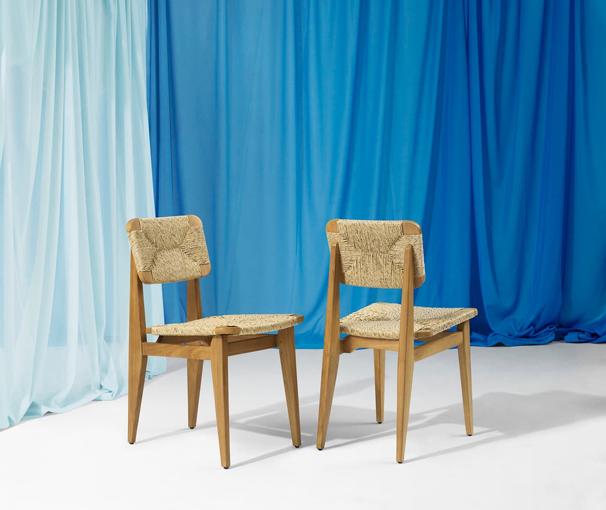 Marcel Gascoin's nautical-inspired C-Chair featuring traditional joinery and ergonomic design for outdoor living