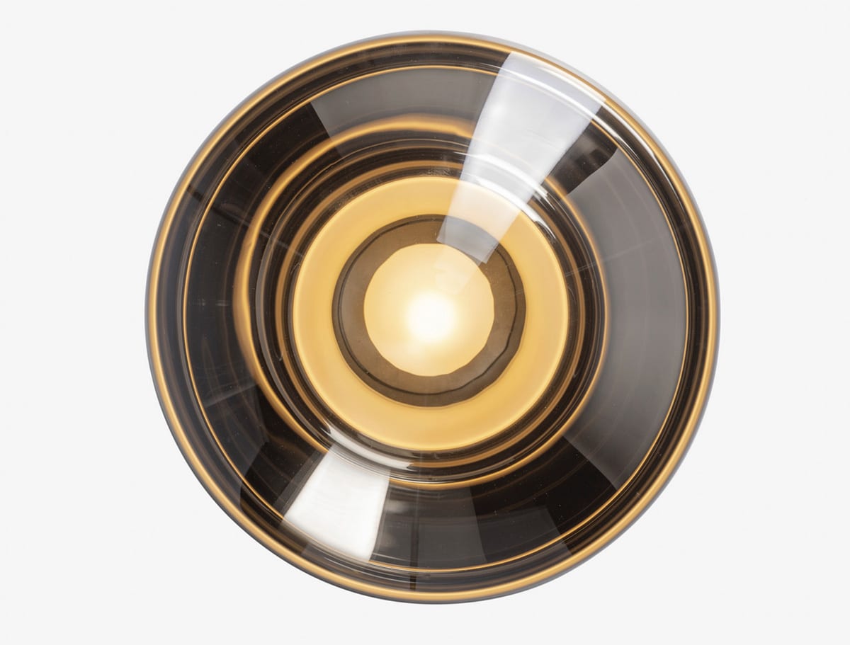 Nebula lamp collection showcasing innovative light diffusion through metalized crystal glass reflector and premium craftsmanship