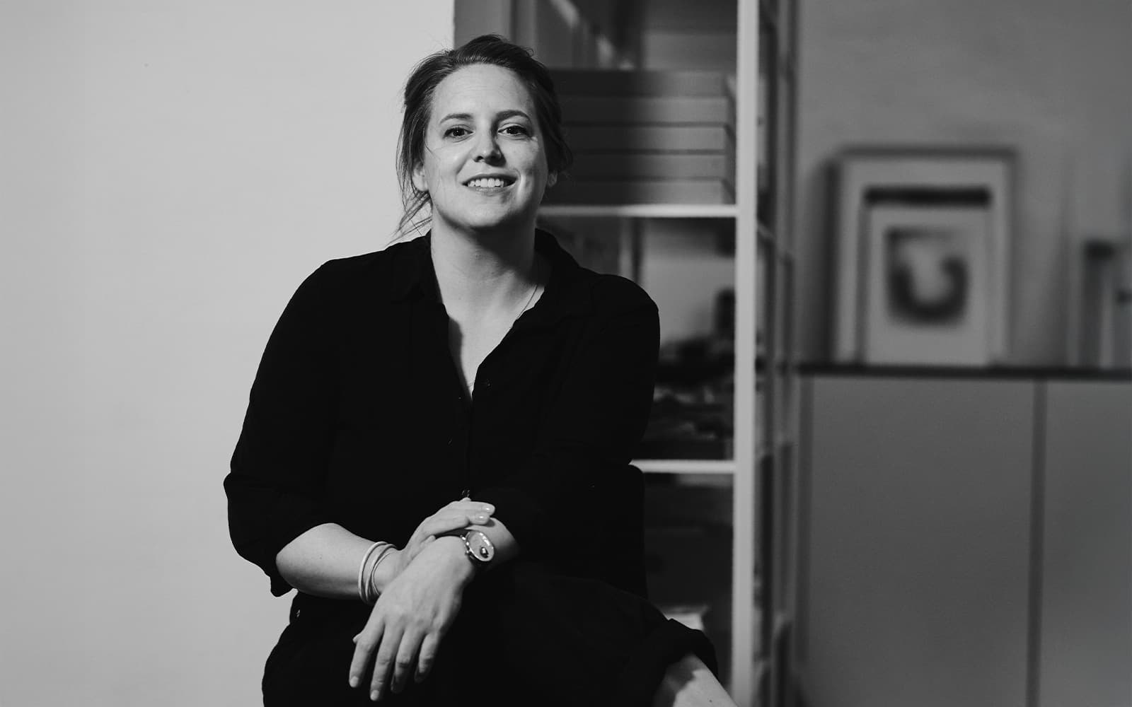 German designer Verena Hennig of AKTTEM with her innovative Reb Lamp pendant lighting design for Normann Copenhagen.