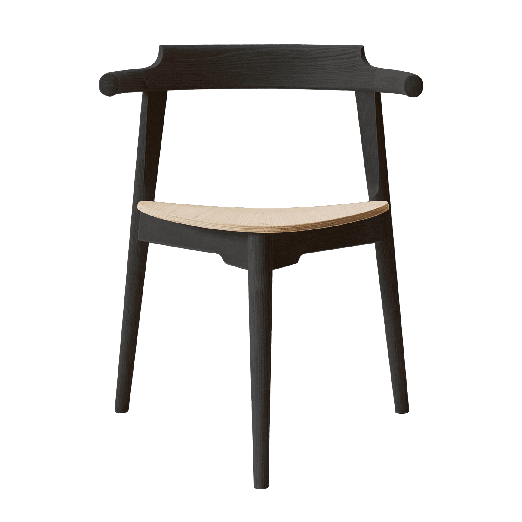 Pp_mobler_wegner_pp58_3_tripod_chair_tannictint_black_ash_soap-1 | ScandinavianDesign.com