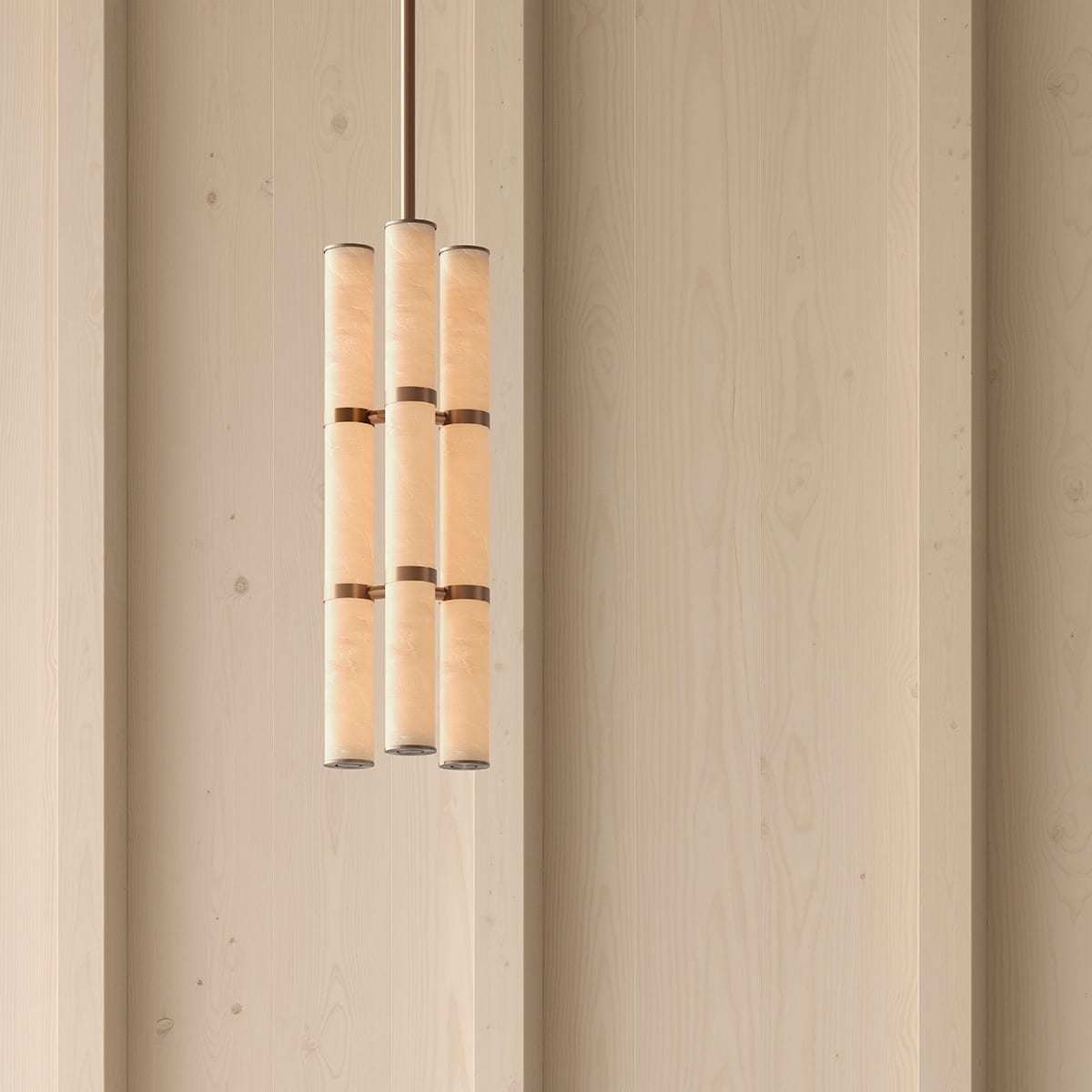 Modern residential interior showcasing PARS pendant lighting integrated with minimalist Scandinavian design