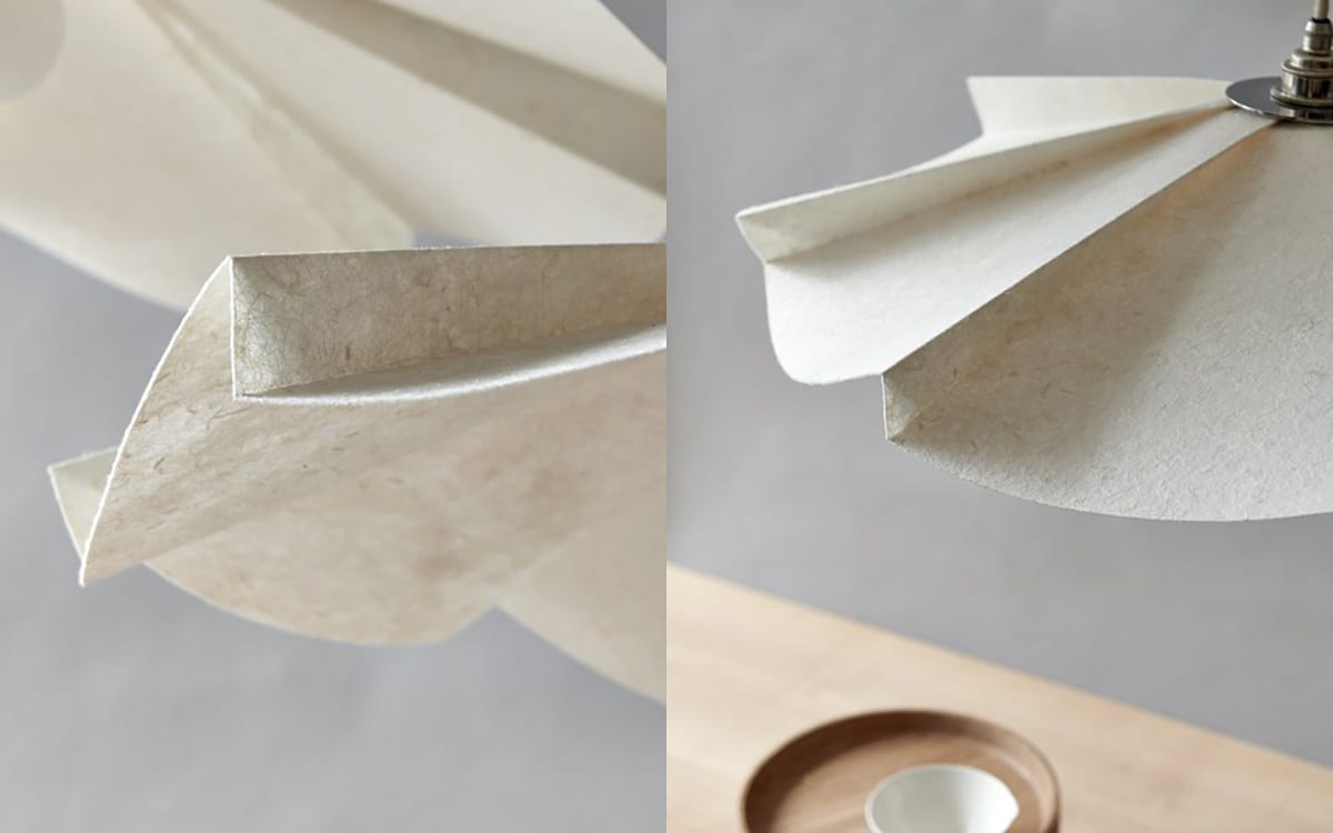 Ingegerd Råman Silent Light hemp pendant lamp representing sustainable Swedish design