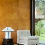 Amanta 1 Seater Story 102 Cream Beige Shell_wood Box Coffee Table Black Oak_ava Pyramid Table Lamp