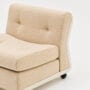 Amanta 1 Seater Vanir 413 Cream Beige Shell