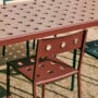 Balcony Chair Iron Red_balcony Table Iron Red