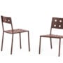 Balcony Lounge Armchair_balcony Chair_balcony Lounge Chair_balcony Armchair_iron Red