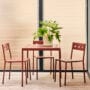 Balcony Table Iron Red_balcony Chair Iron Red_botanical Family Set Xl Off White