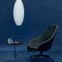 Nelson Cigar Bubble Pendant L_table Clock White_dlm Black_aal 91 Uph Sense Black W Cushion Sense Black Black Base