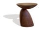 Wooden Parabel side table by Eero Aarnio in maple walnut Eero Aarnio Originals Finland