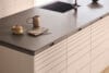 Align Kitchen By Rikke Frost For Kvik In Clay Tone With Dark Oak Handles And Organic Design Lines | ScandinavianDesign.com