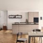 Kvik Align Kitchen Range By Rikke Frost Displaying Modular Units In Clay Tone With Oak Accents