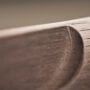 Integrated Oak Handle Detail On Align Kitchen Showing Craftsmanship And Rounded Edges By Rikke Frost
