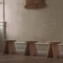 Poj Studio And Norm Architects Launch Joinery Stool In Japanese Hinoki