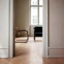 Armchair 42 Walnut Stained Black Lacquered