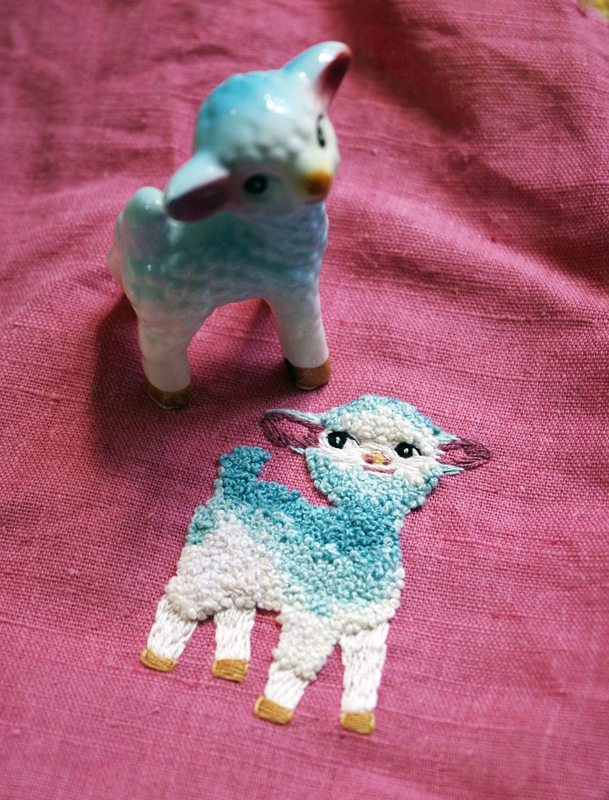 Broderade Porslinsdjur Alicia Sivertsson | ScandinavianDesign.com