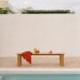 Editorial Assemble Bench 180 Teak Raise Burnt Orange Clear Med Res
