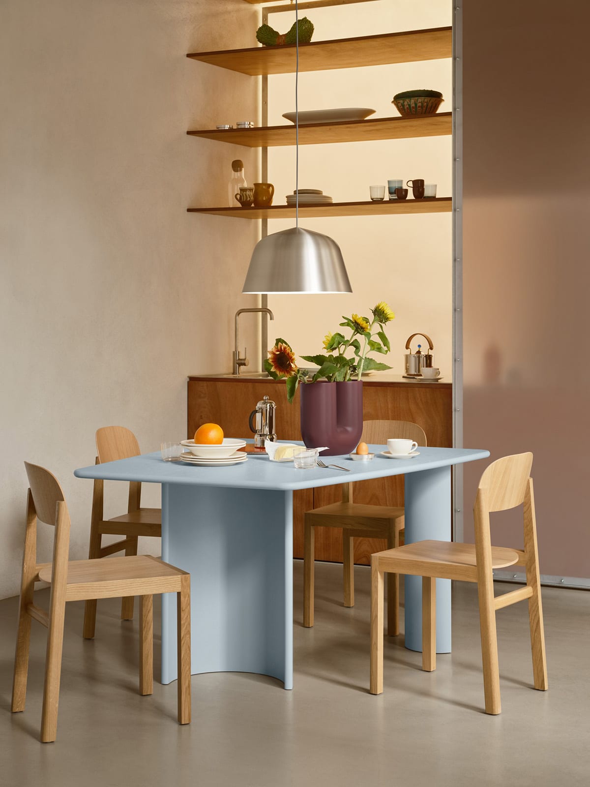 re norm table 130 light blue workshop maria bruun