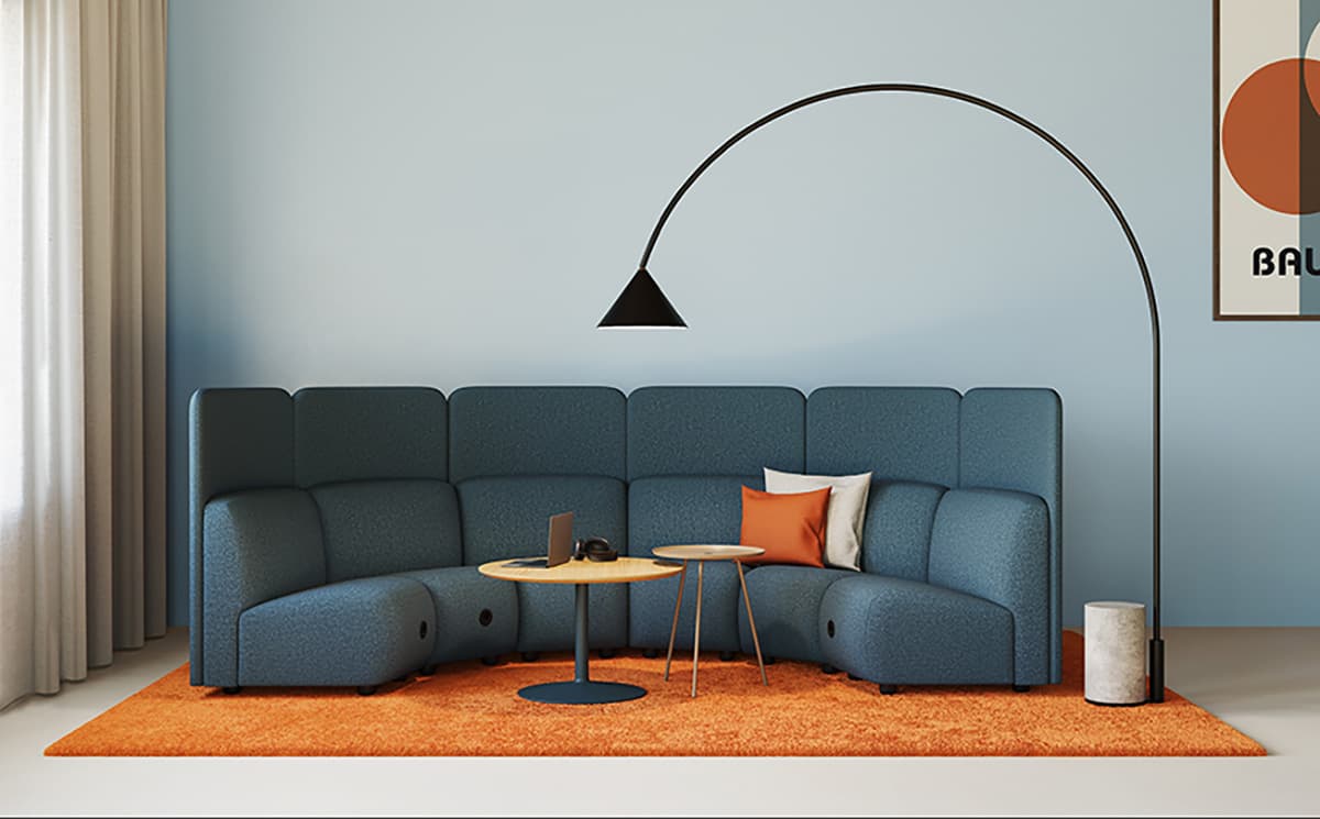 MATERIA Oas modular sofa high back 1200 mm interior 1 1