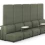 MATERIA Oas modular sofa 6 pcs double seat h 1800 mm