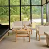 L46 sofa and L45 armchair collection by Mogens Koch for FDB Møbler, Danish functionalist design