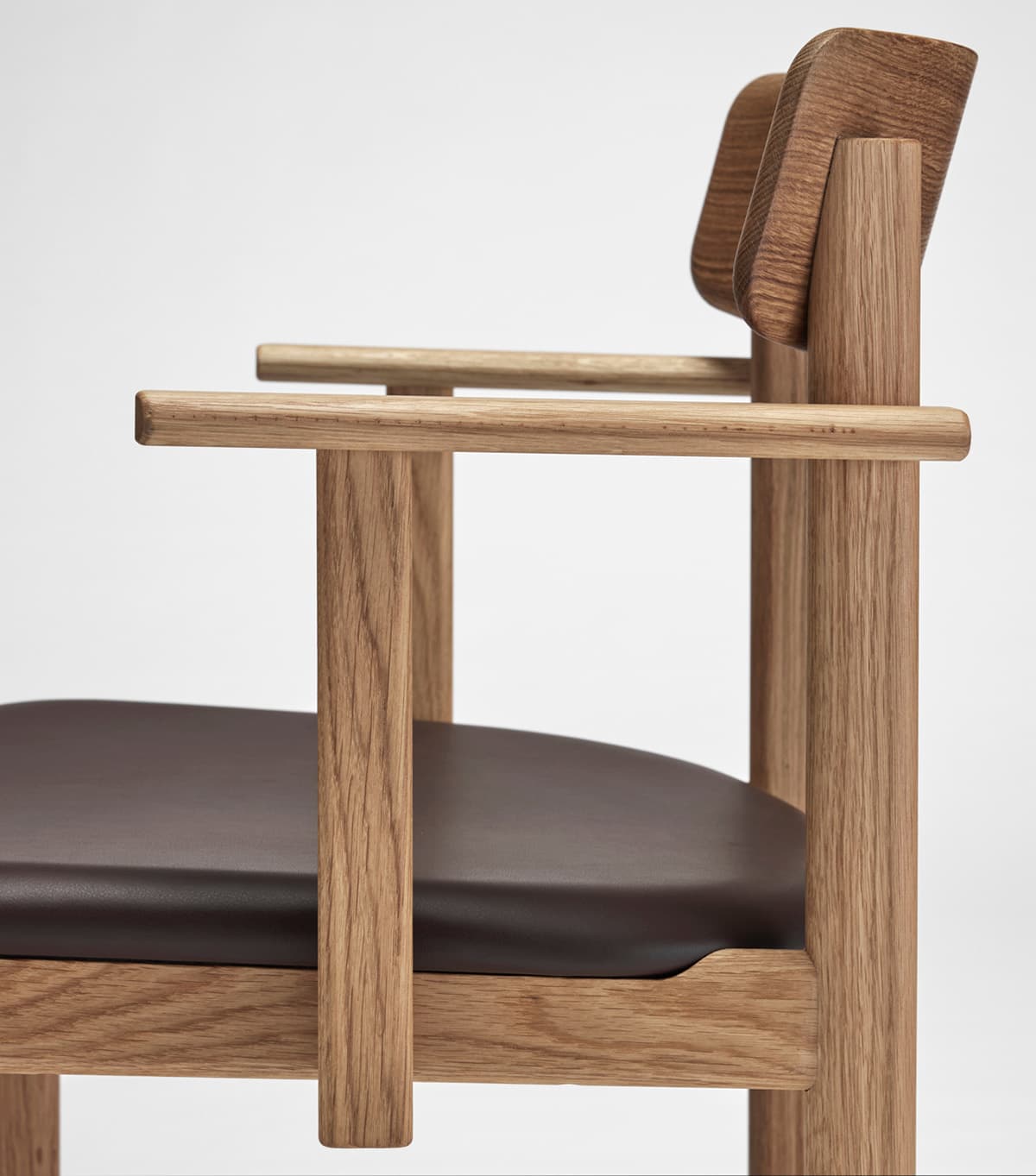 Stolab@ Pal Armchair Oak Natural Oil Elmosoft 93129 Detail 3
