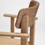 Stolab@ Pal Armchair Oak Natural Oil Wooden Seat Detail 2
