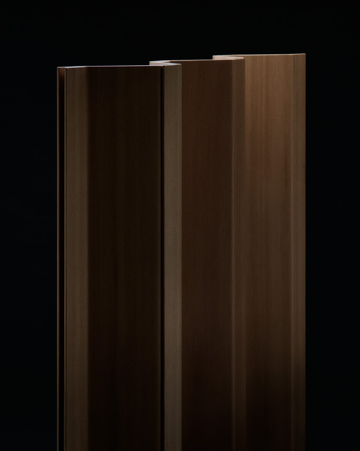 PK111 modular screen by Poul Kjærholm in Oregon Pine veneer, Fritz Hansen