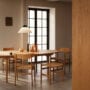 Hans J Wegner CH23 CH36 CH37 CH53 CH338 oak oil natural papercord light