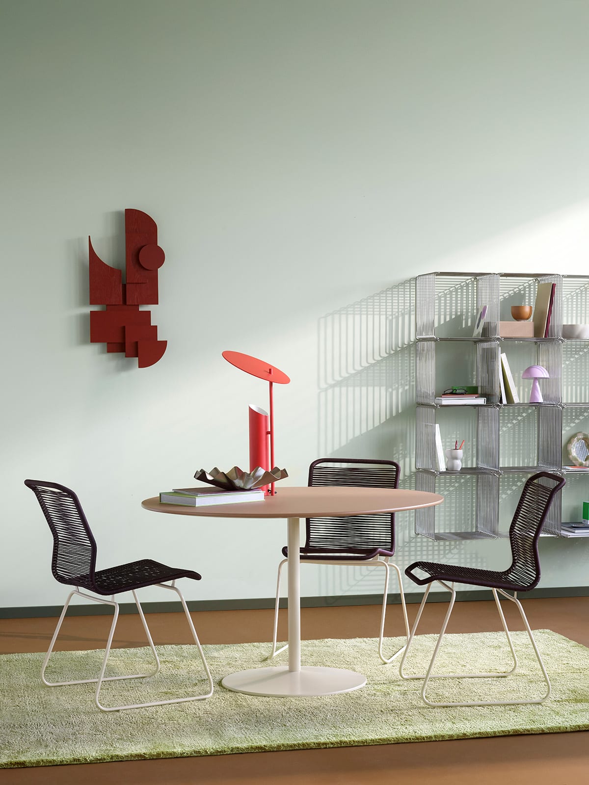 Montana PantonTable 120 Walnut Beige PantonOne PantonWire H