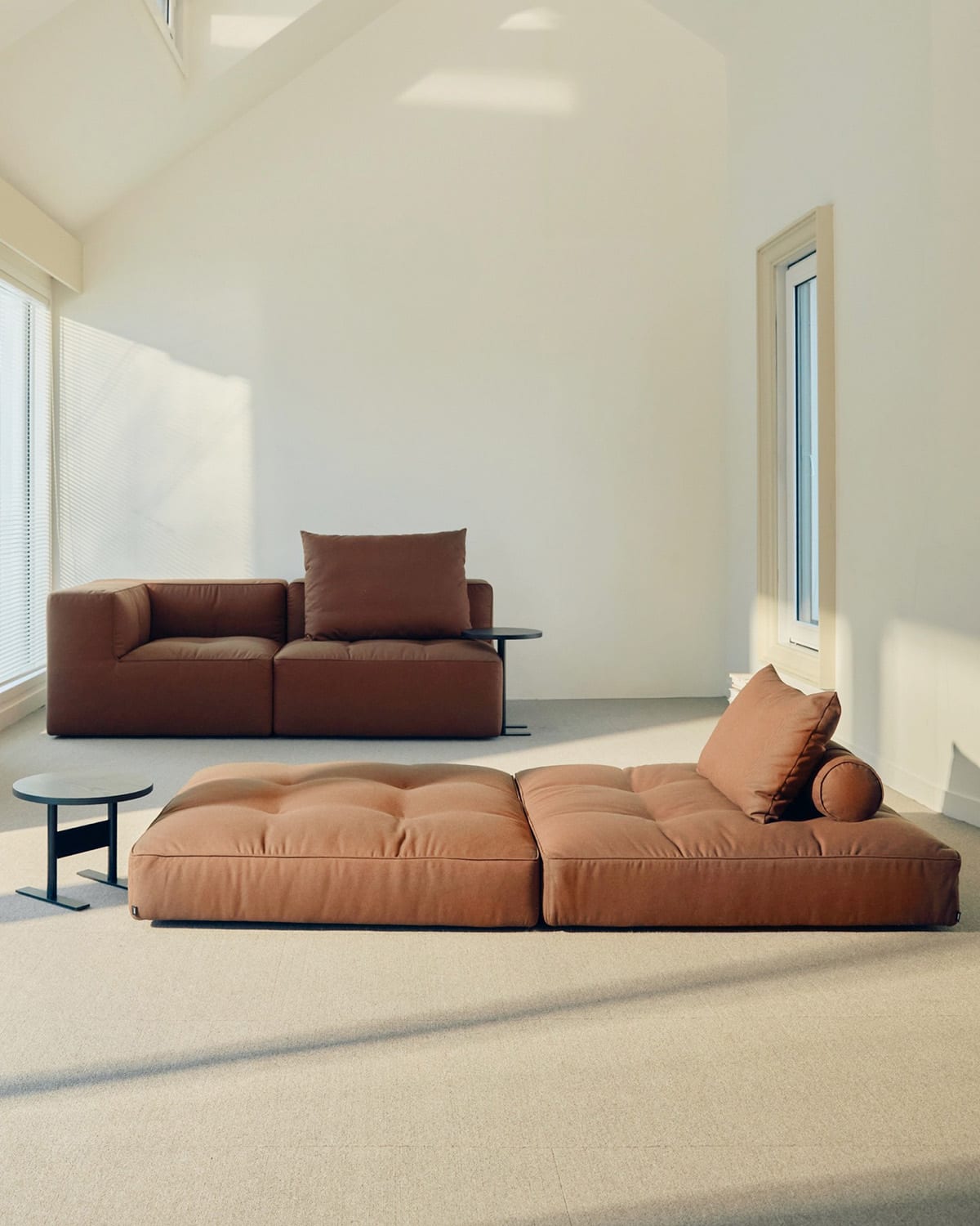 Didim modular lounge sofa by Note Design Studio for Alloso, four-module configuration