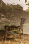 The Whisky Chair Watercolour Dark Chocolate Elegance Walnut Walnut