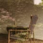 The Whisky Chair Watercolour Dark Chocolate Elegance Walnut Walnut