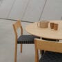 Wing Table Round Oak KS1 Chair 1