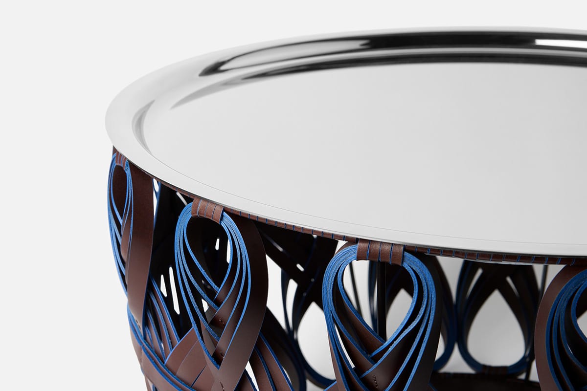 svenskt tenn monica förster furniture nest leather ø648 mm 115947 1 detail