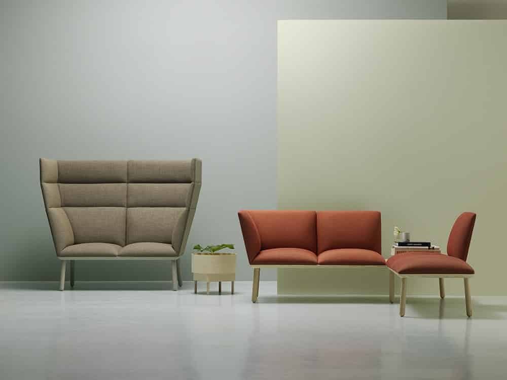 Tondo Brown Sofa High Rost Sofa Corner | Scandinavian Design