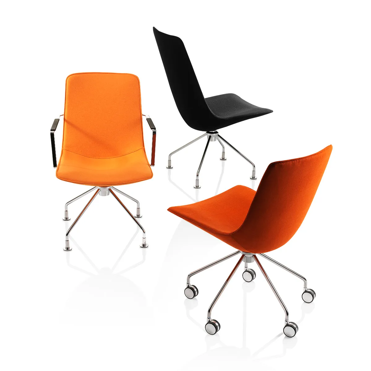 Gunilla Allard Comet chair Lammhults Swedish designer celestial inspired furniture molded shell design