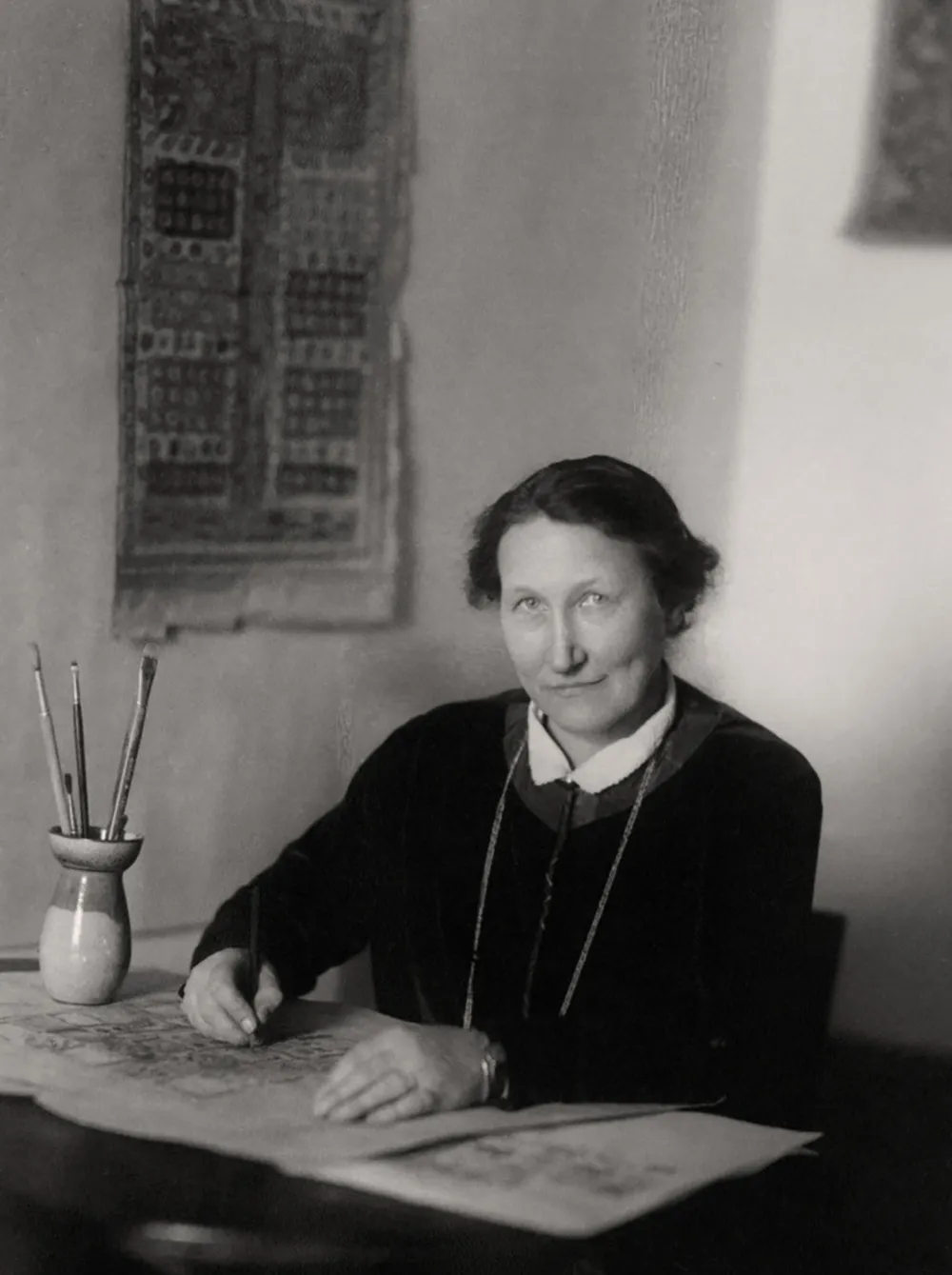 Märta Måås-Fjetterström, Swedish textile master whose Båstad studio has operated continuously since 1919