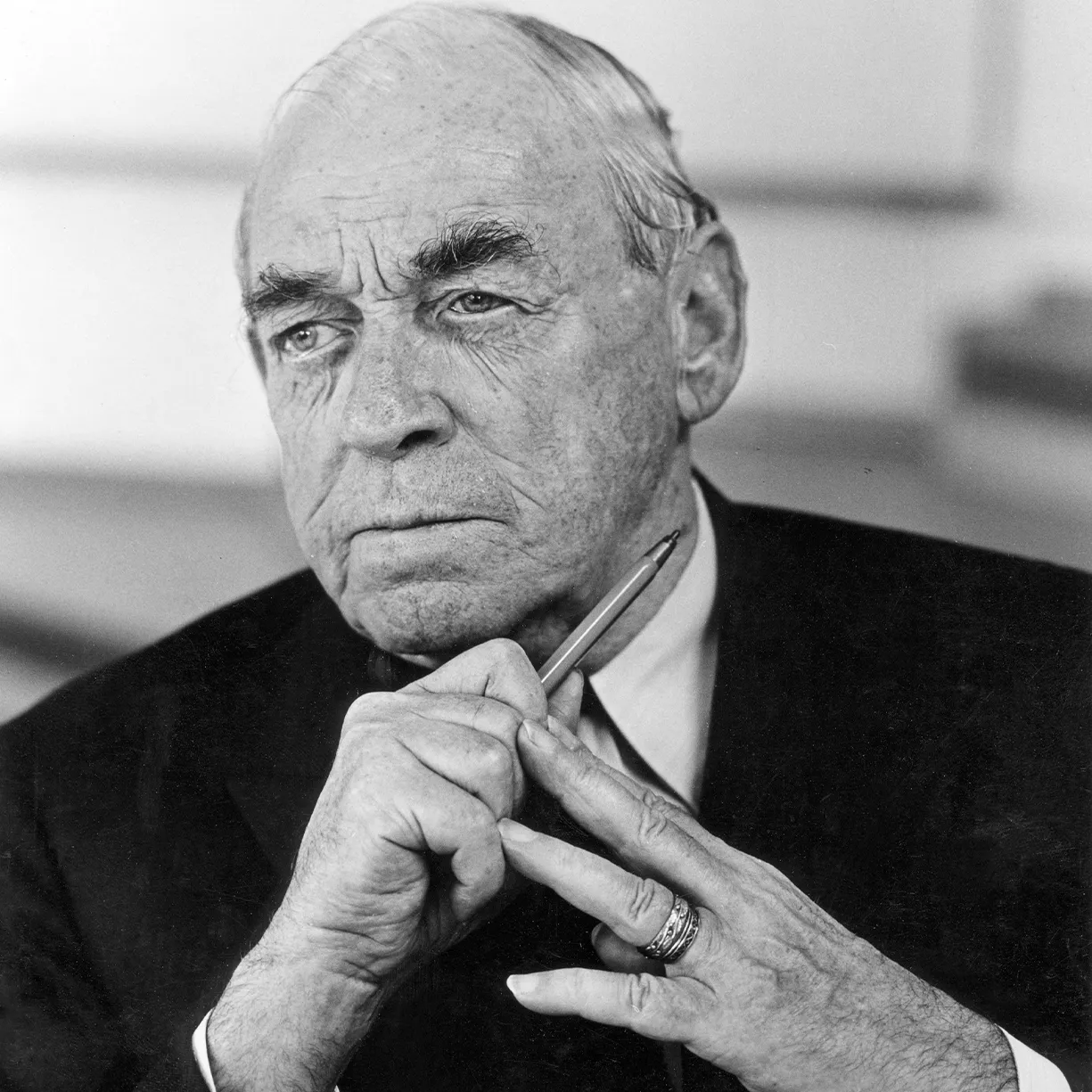 Alvar Aalto Finnish architect designer portrait 1898-1976 Artek founder CIAM member modernist furniture pioneer