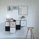 Bylassen Frame Flow Wallpaper Kubus 4 Ml42 Barstool View Lifestyle High Res | Scandinavian Design