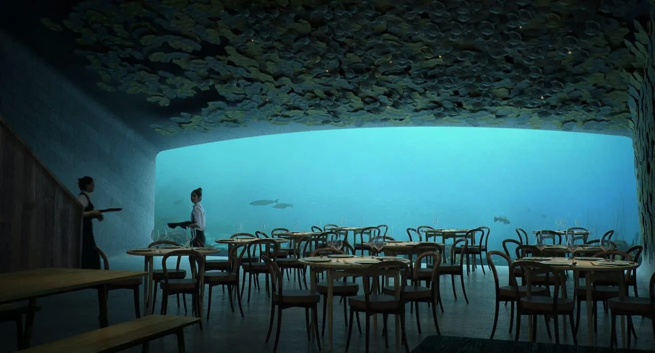Europe’s very first underwater restaurant 