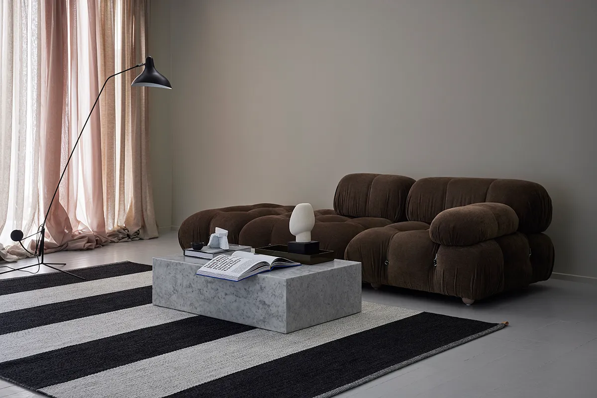 Kasthall classic Arkad rugs by Lena Jiseborn featuring large-scale patterns in carefully selected colour palettes