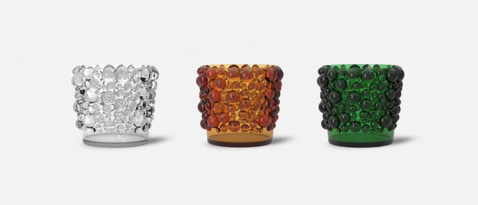 Reijmyre Ebba crystal collection by Thomas Sandell featuring lead-free barium crystal in multiple colors