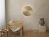 Alba wall light by Jordi Blasi for Atelje Lyktan featuring cymbal-inspired design and interactive control