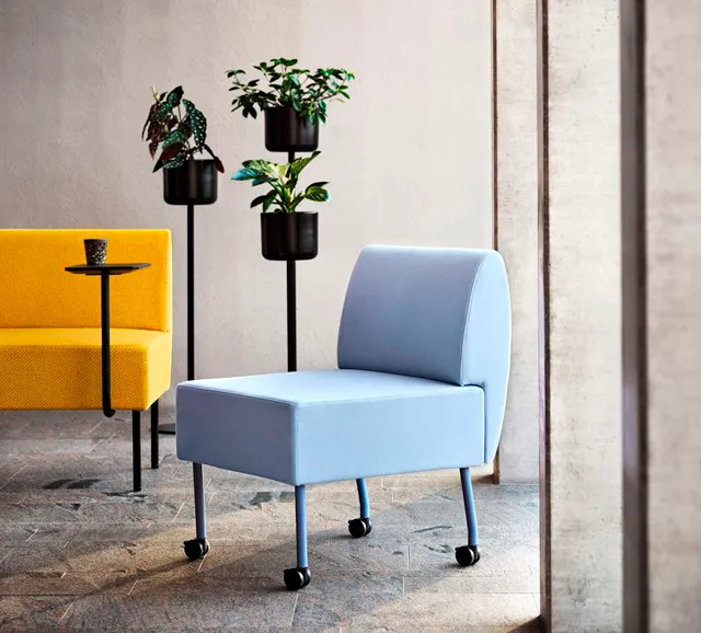 Allé plant divider by Kauppi & Kauppi for Skandiform bringing nature indoors with biophilic design