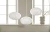 Pia Mandarin pendant oblate globe citrus form Garsnas Swedish lighting design white cotton