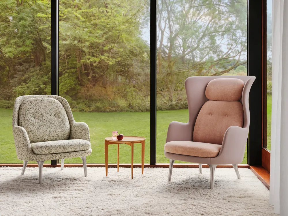 Ro Fri loungers Jaime Hayon Fritz Hansen curated fabric combinations premium upholstery