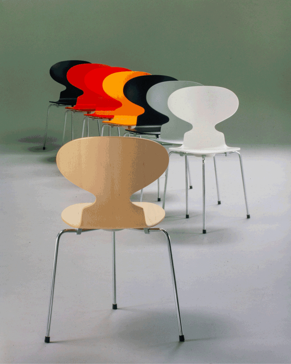 Ant Chair Arne Jacobsen Fritz Hansen 70th anniversary laminated plywood shell Danish modernist design