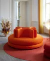 Verner Panton Easy Sofa 1964 design featuring four U-shaped backrests and round modular seating system