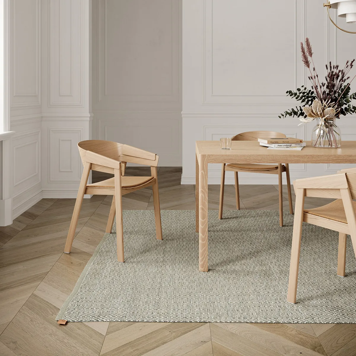 Kasthall Goose Eye XL Icon featuring four new nature-inspired colors by Gunilla Lagerhem Ullberg design