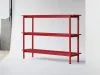 Grid shelf Daniel Enoksson Bebo Objects powder-coated aluminum shelving system Swedish design minimalist